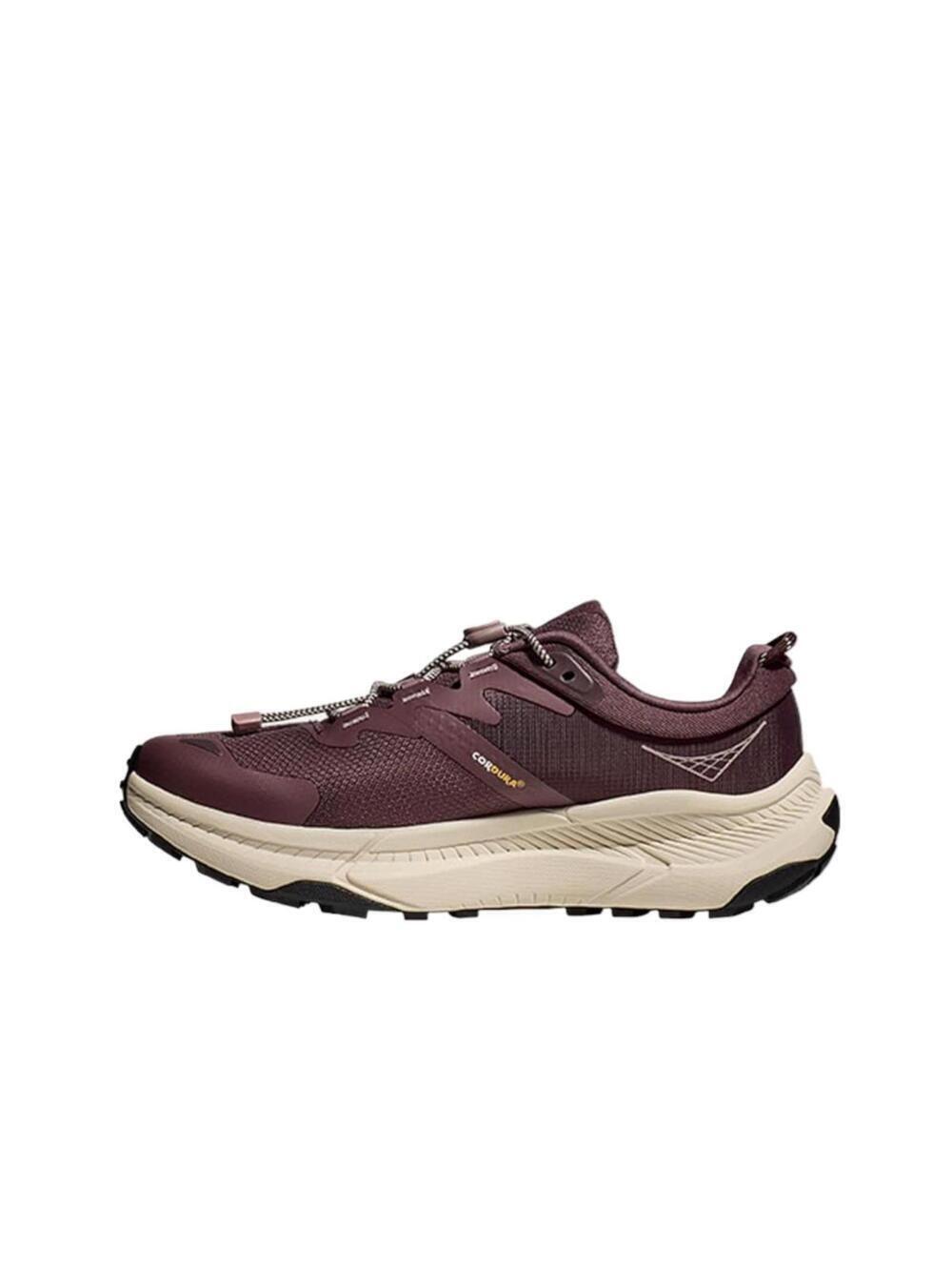 HOKA TRANSPORT WOMEN'S RUNNING SHOES - SMOKY QUARTZ / OAT MILK
